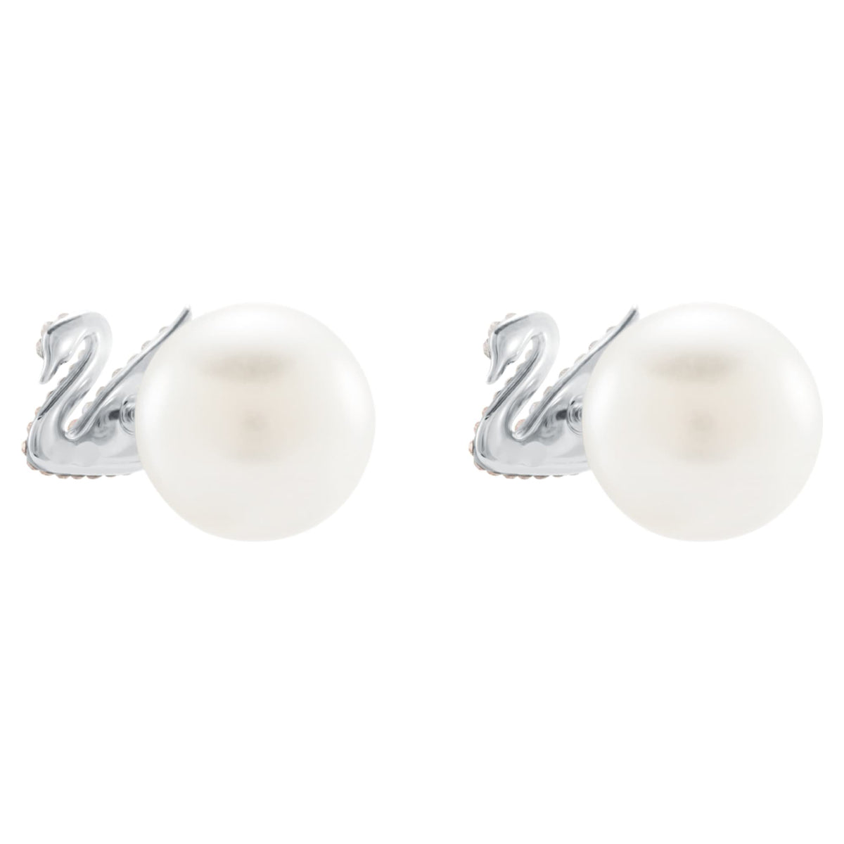 Swarovski Ohrringe Damen Iconic Swan Silberfarben 5215037
