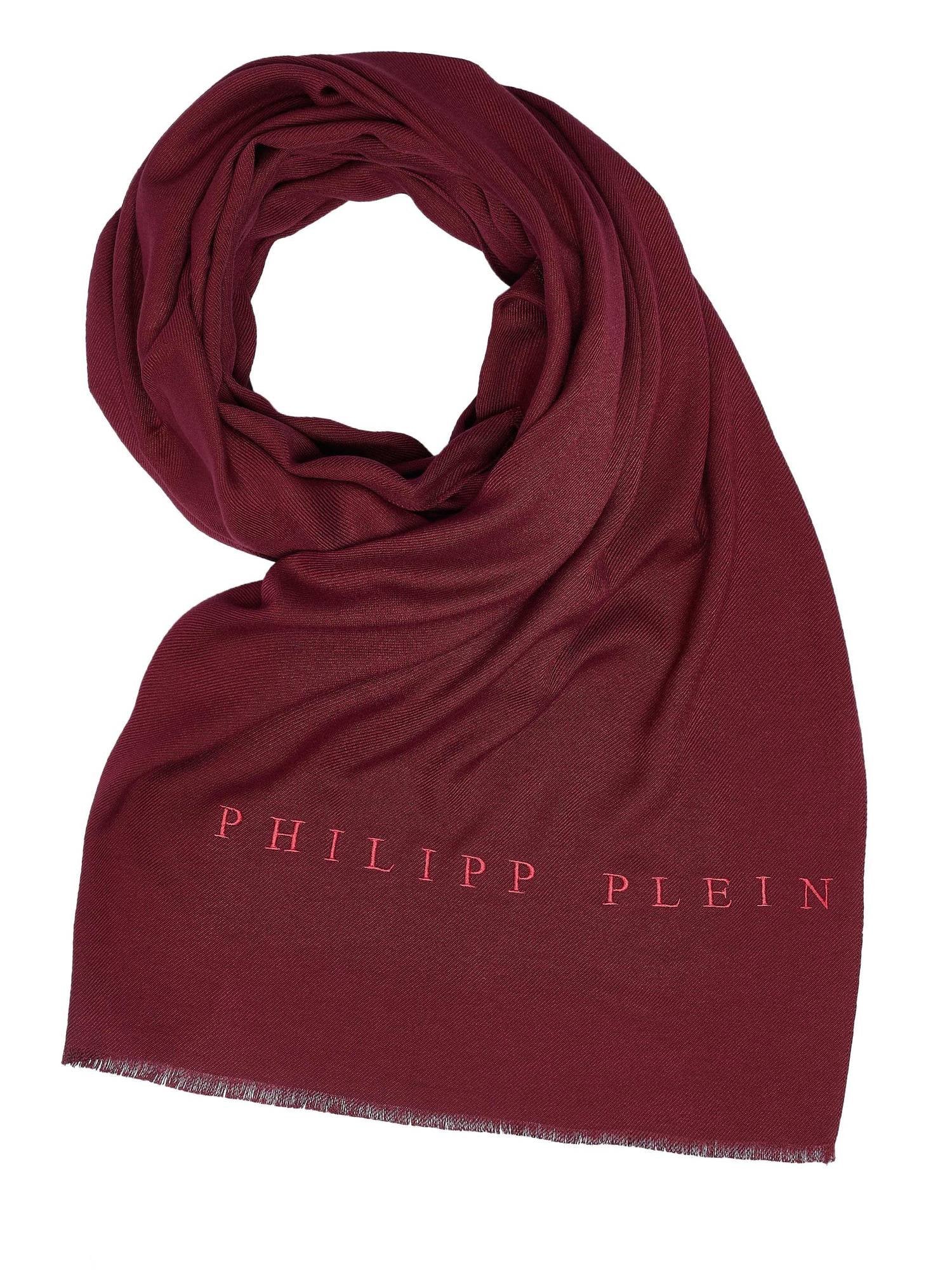 Philipp Plein Schal Halstuch Stola mit gesticktem Logo