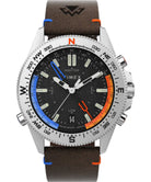 Timex Uhr Herren Expedition Tide-Temp-Compass Silber/Braun TW2V64400QY