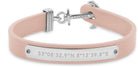 PAUL HEWITT Anker Armband Signum Koordinaten - Armband Leder Damen mit Anker Schmuck aus IP-Edelstahl