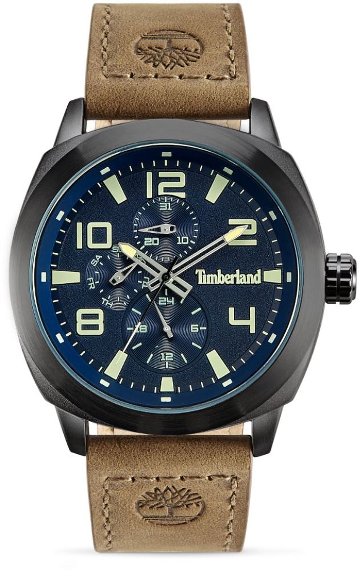 Timberland Analoguhr Herren Brantford-Z Schwarz Blau Braun TDWGF9001701