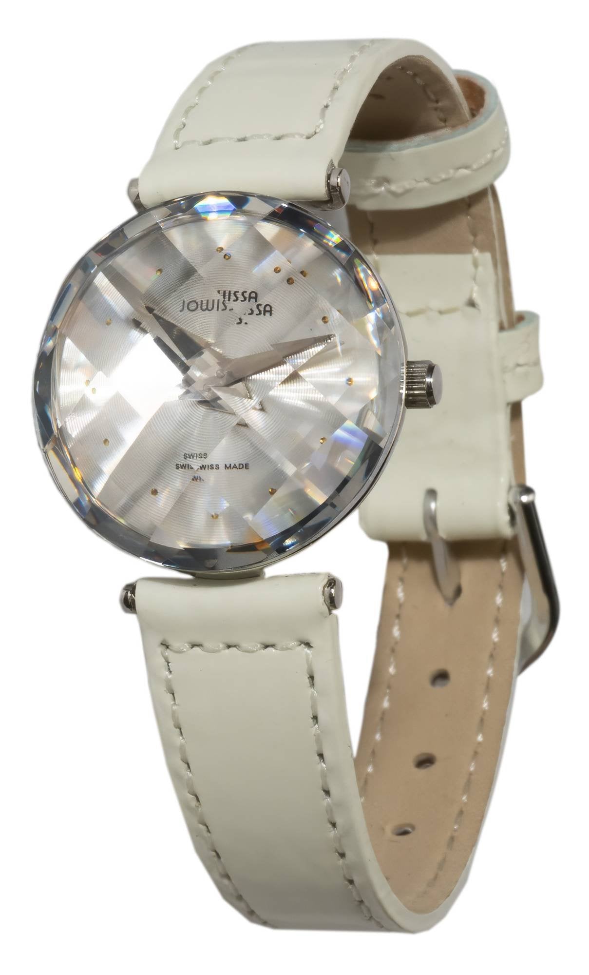 Jowissa Damen Armbanduhr Cubic Zirconia Weiß J5.102.S