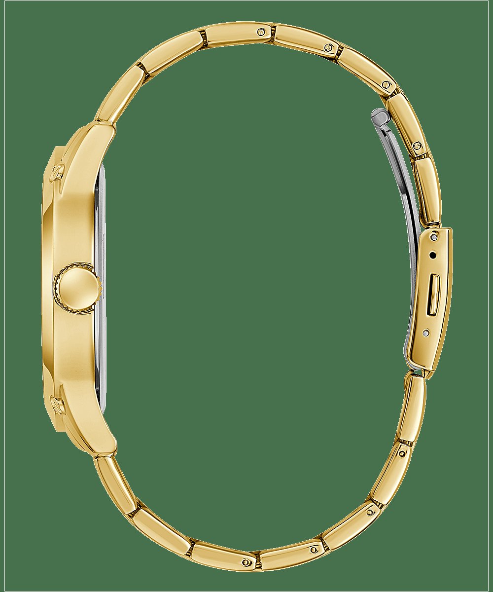 Guess Herren Armbanduhr  44  mm Armband Edelstahl GW0574G2