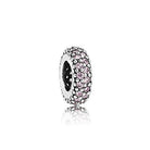 PANDORA Silber Zwischenelement Rosa Pavé Inspiration 791359PCZ
