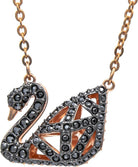 Swarovski Anhänger Damen Faket Schwann Rosegold/Schwarz Kristall 5281275