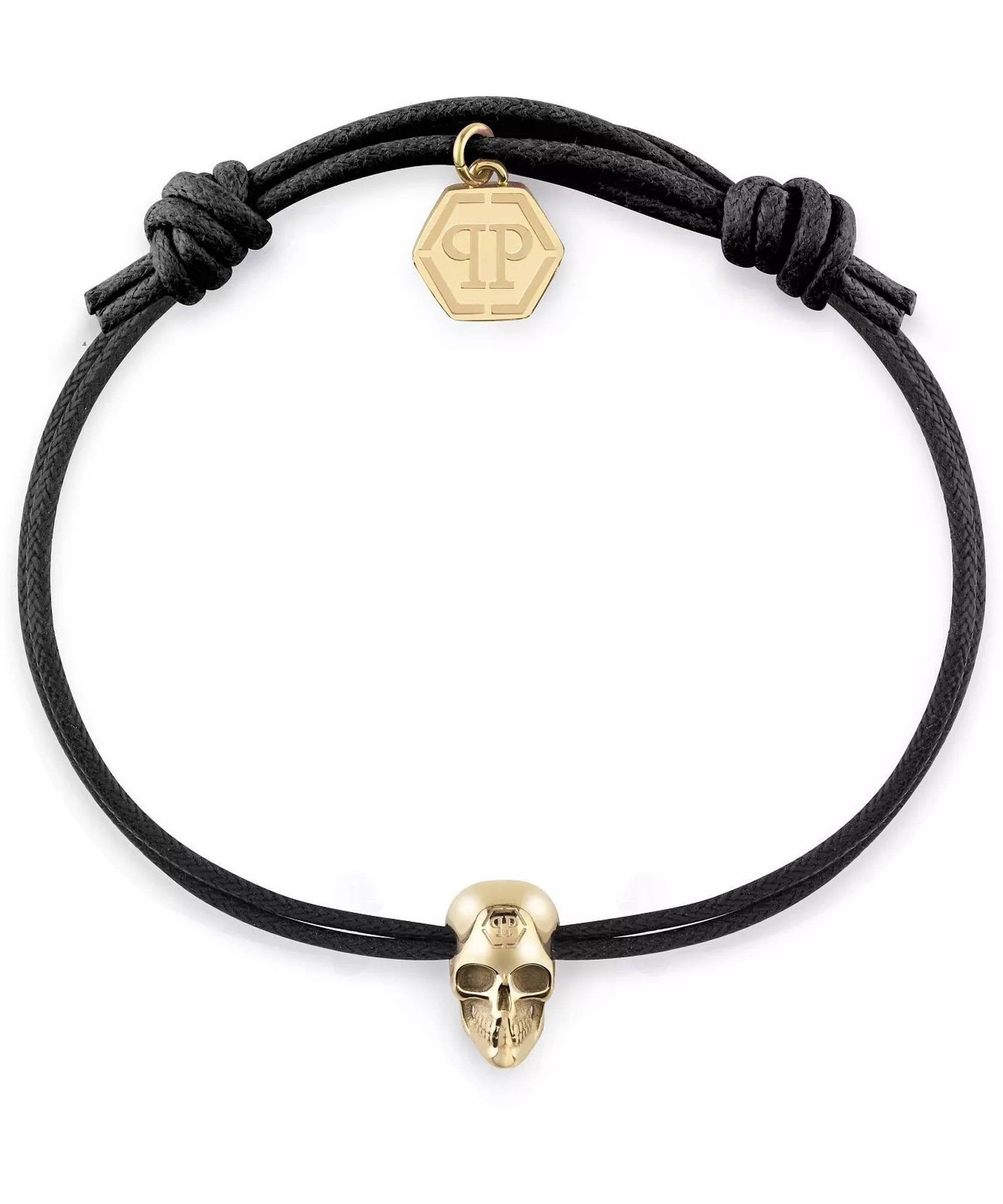 Philipp Plein Armband Unisex Friendship Schwarz/Gold PJYEA10BU