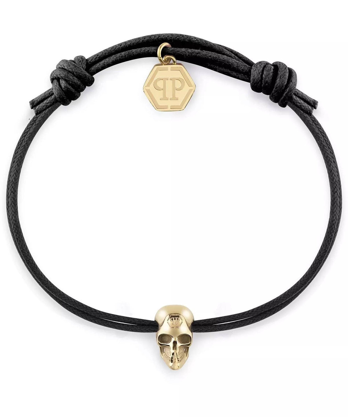 Philipp Plein Armband Unisex Friendship Schwarz/Gold PJYEA10BU