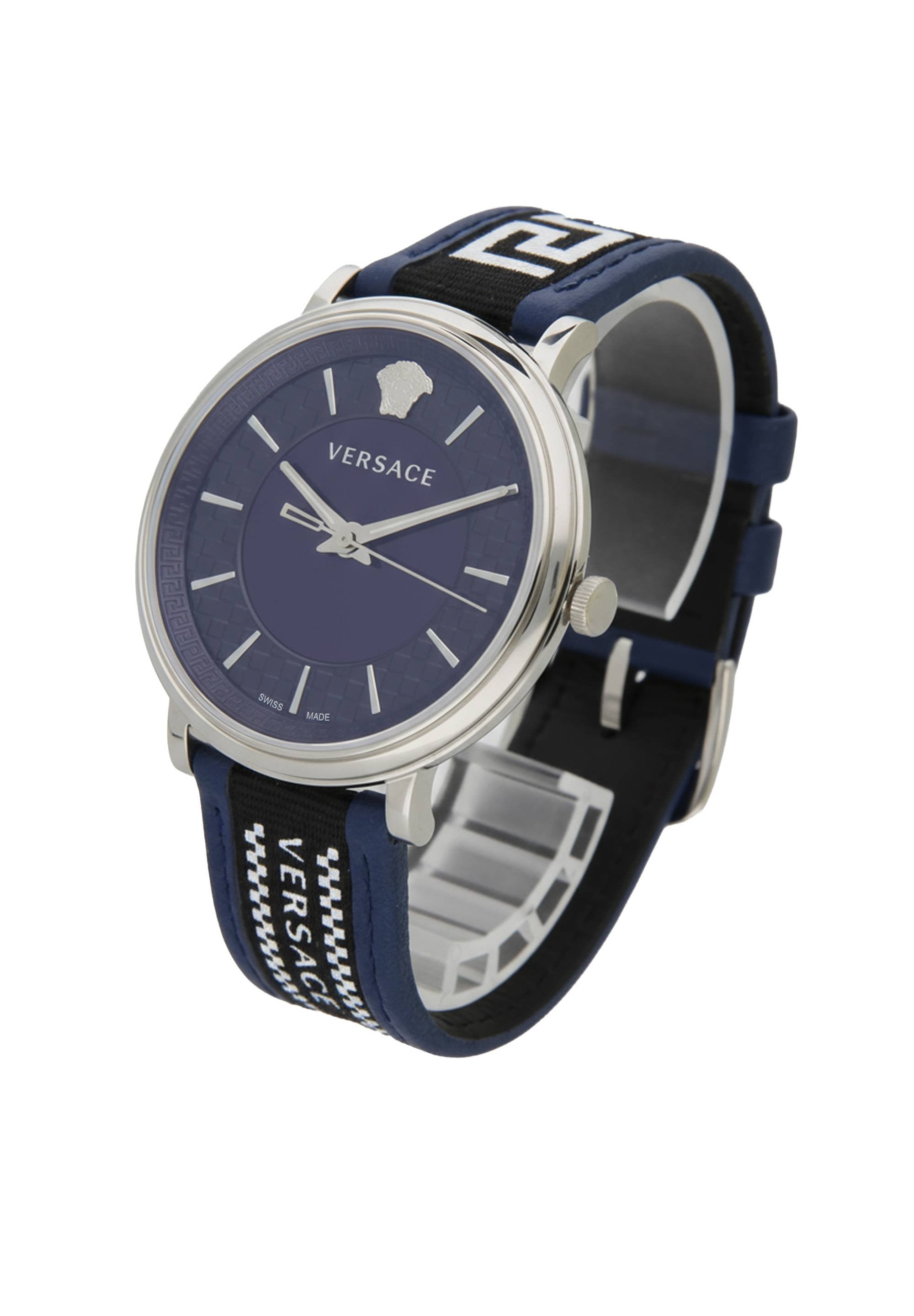 Versace Uhr Herren V‑CIRCLE blau VE5A01121