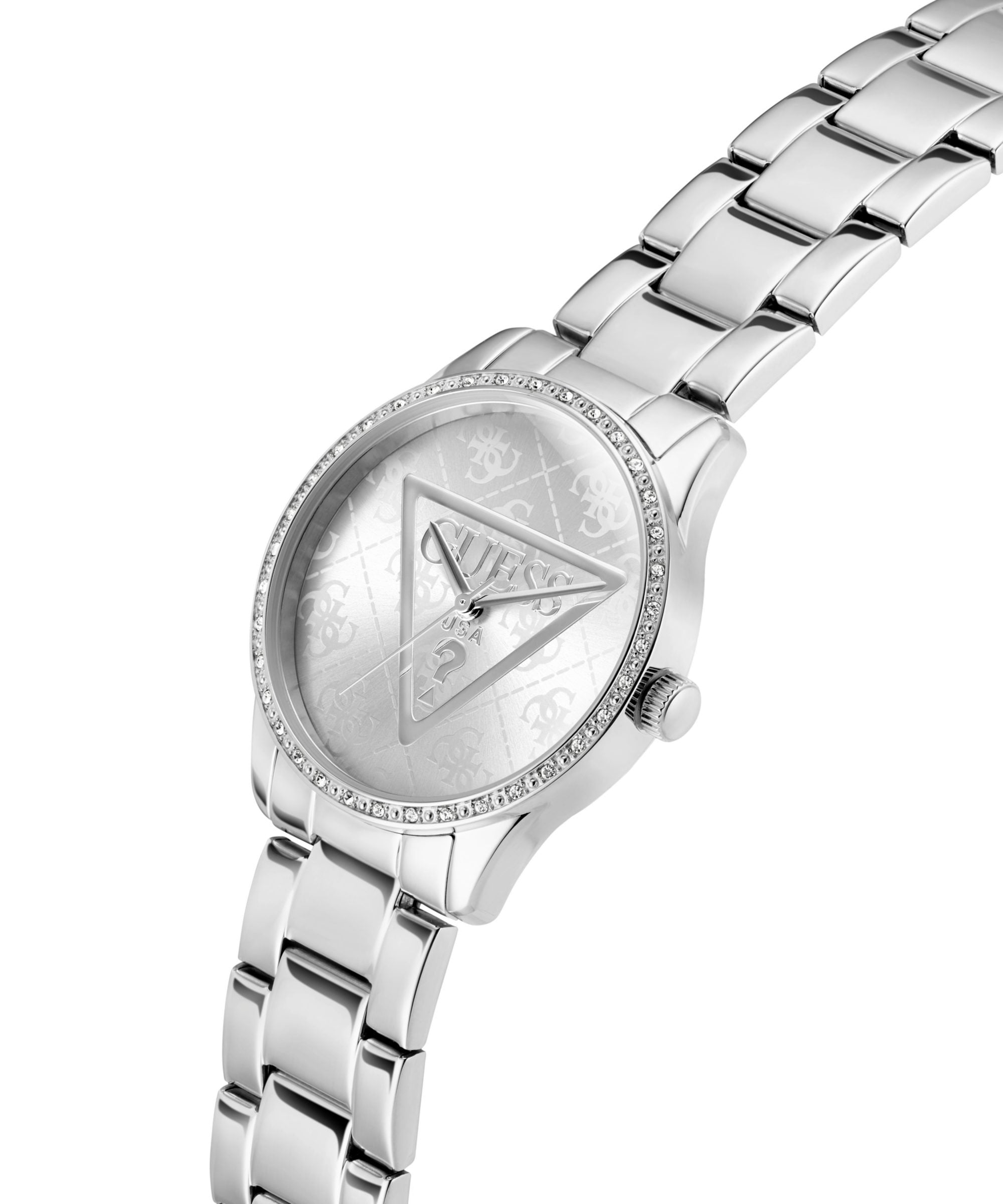 Guess Armbanduhr Damen Roxy Silber GW0987L1