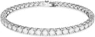 Swarovski RE MATRIX:ARMBAND S WHI/RHS L 5648938