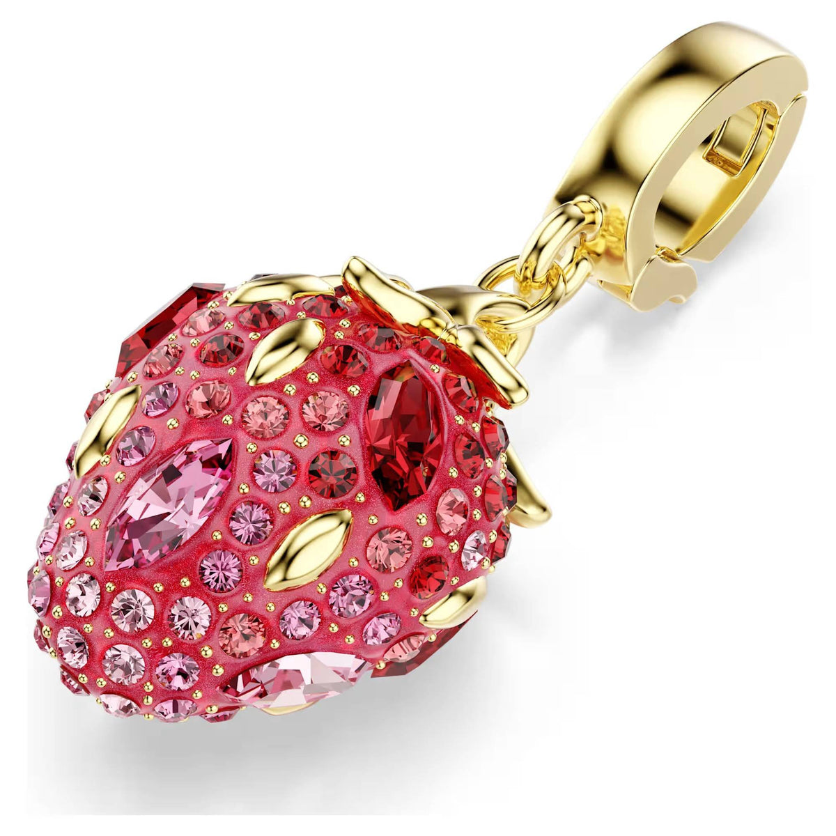Swarovski Damen Charm Idyllia Erdbeere rot 5743136
