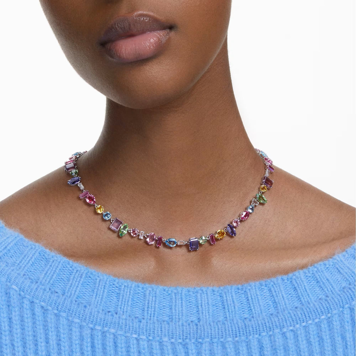 SWAROVSKI Damen Halskette Mehrfarbig GEMA 5656397
