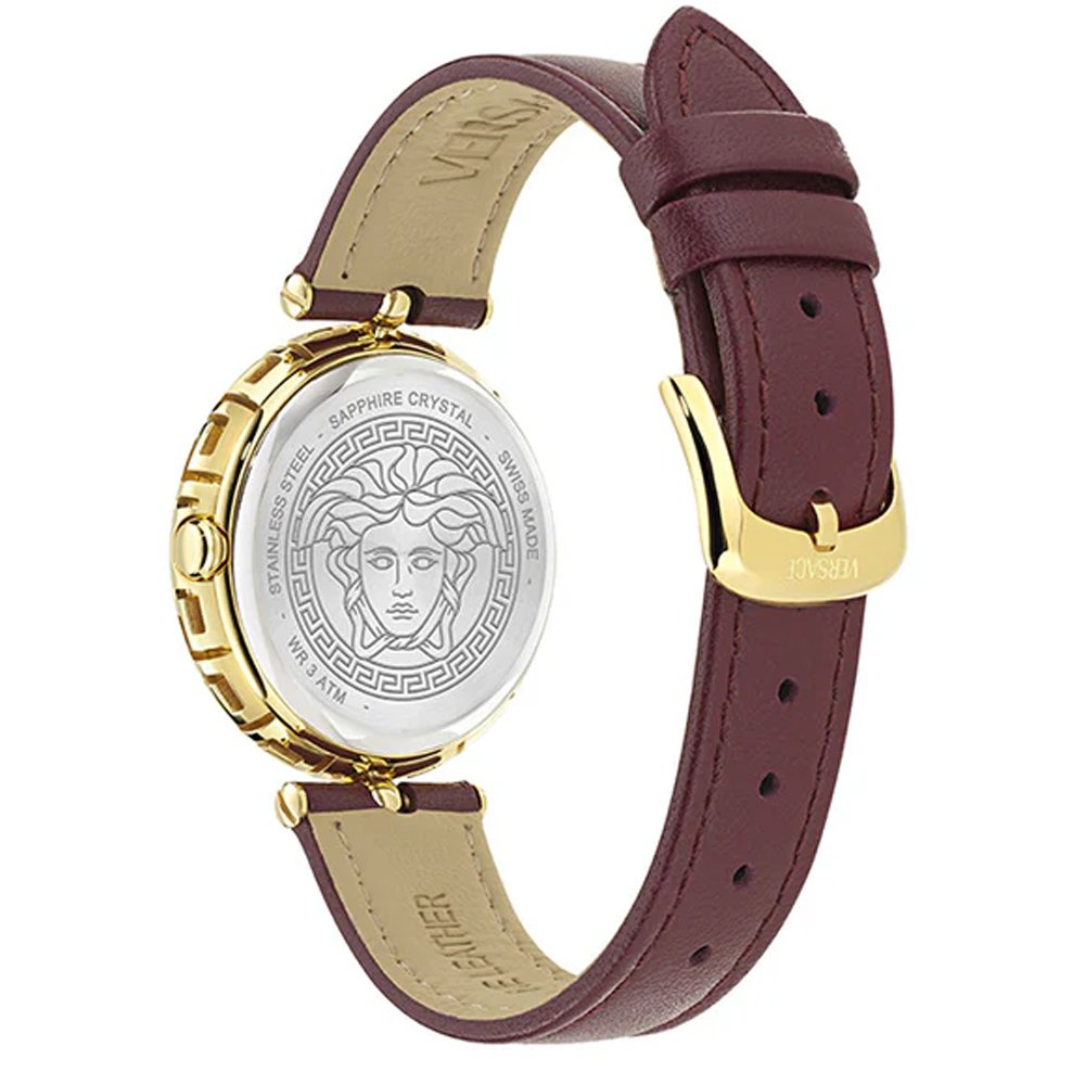 Versace Uhr Damen Medusa Jewel Bordeaux/Gold VE0B00125