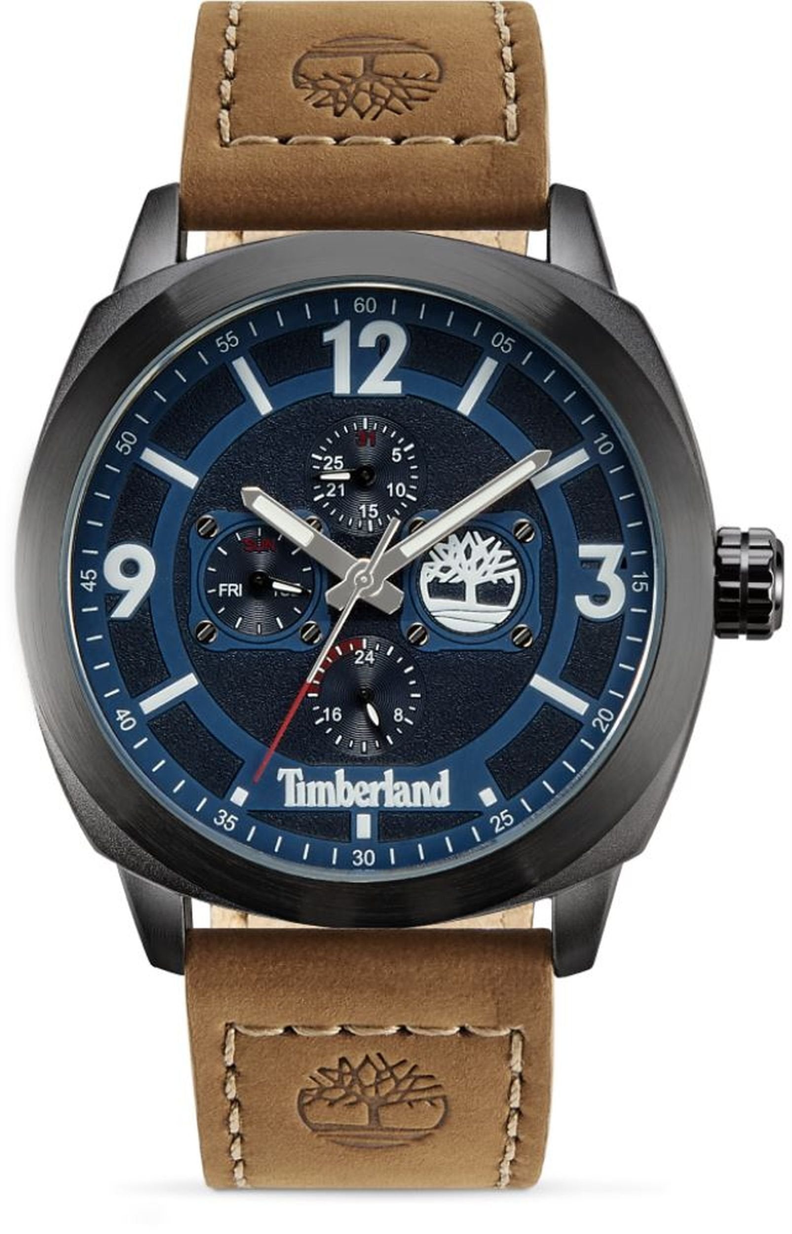 Timberland Armbanduhr Herren Guelph Z Blau Braun TDWGF9001802