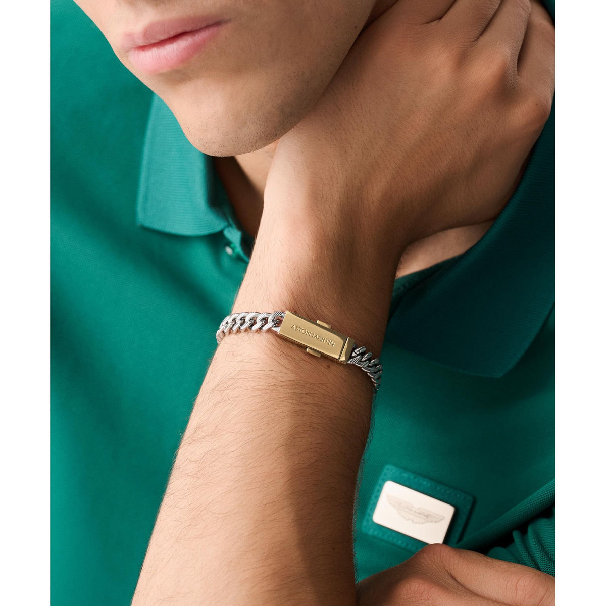 ASTON MARTIN Armband Herren AML ICON Bicolor MJIUF5BL4