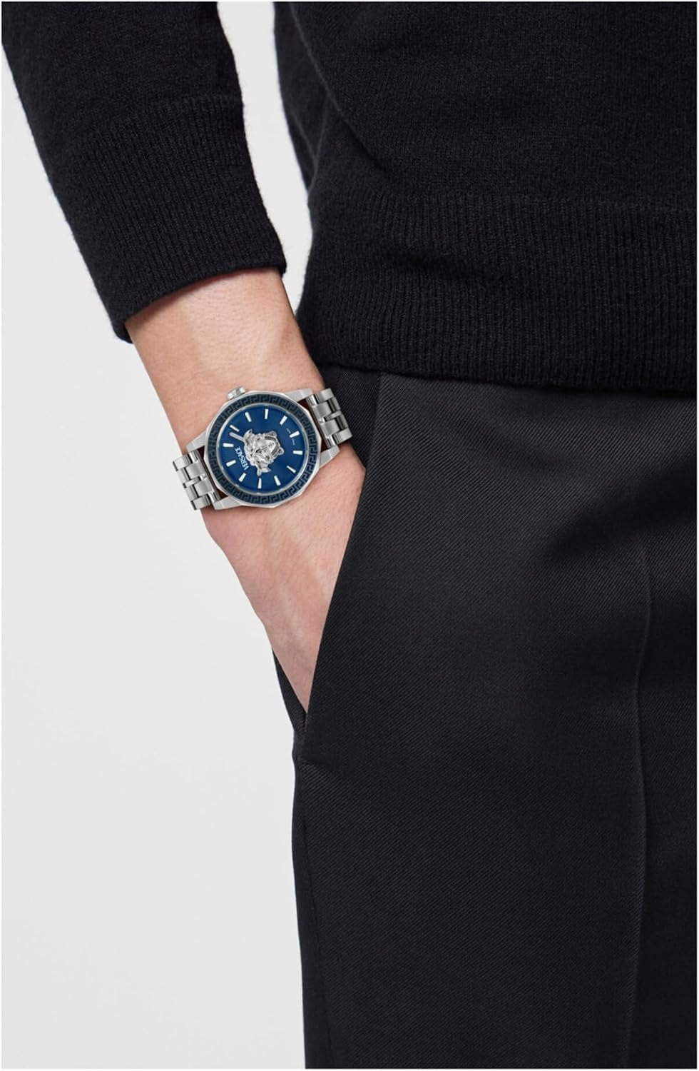 Versace Herren Analog Quarz Armbanduhr Medusa Deco