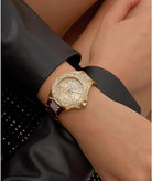 Guess Armbanduhr Damen Envy Analog Gold GW0878L2