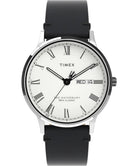 Timex Armbanduhr Herren Waterbury Classic/Traditional Silber/Schwarz TW2W15000