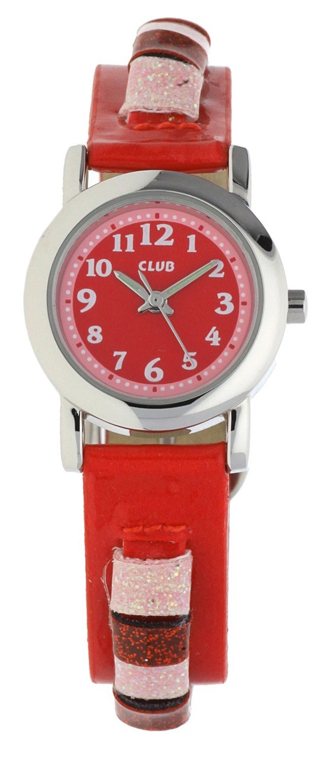 Club BY INEX Mädchen Armbanduhr rot A65110S2A