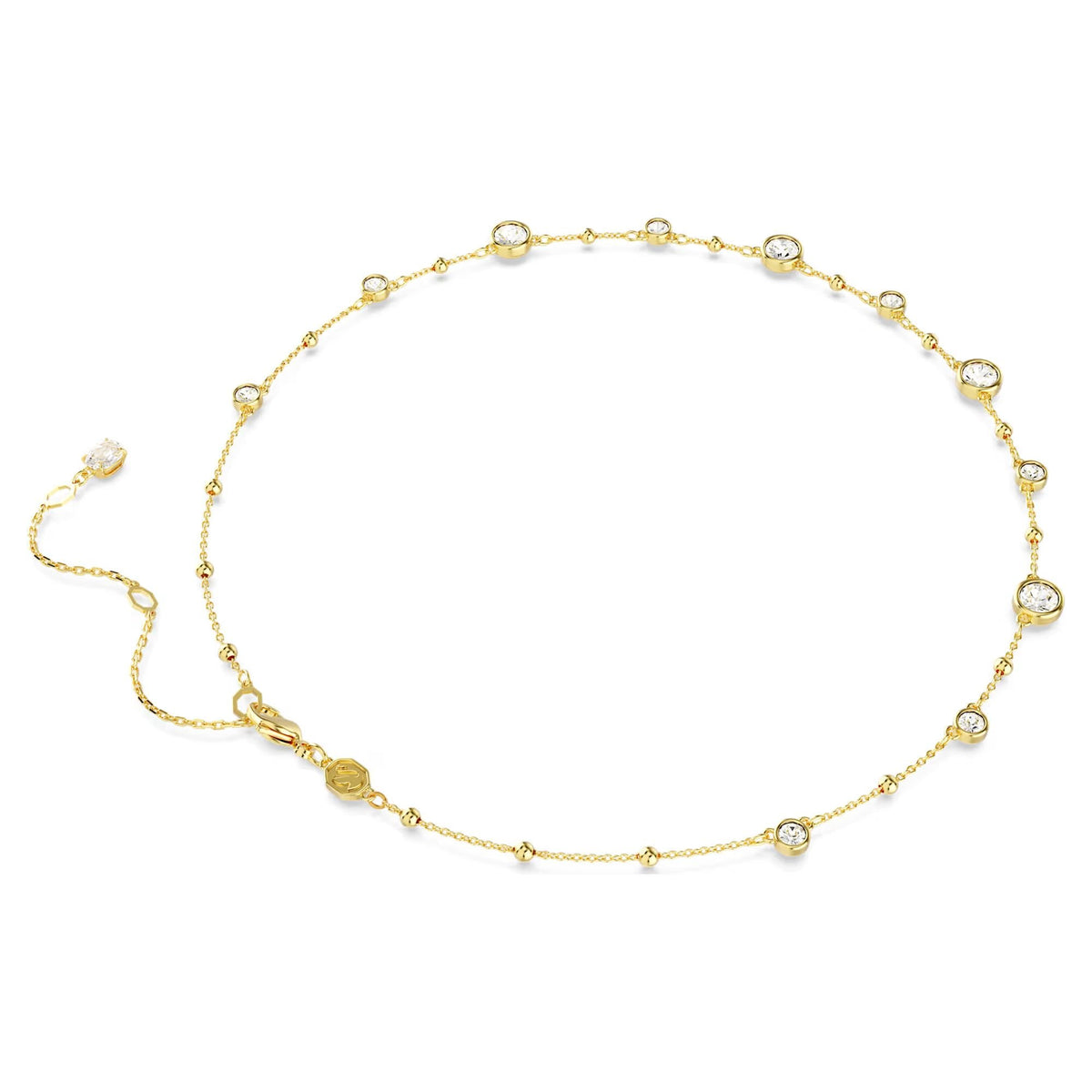 Swarovski Halskette Damen Imber all around weiß goldfarben 5680090