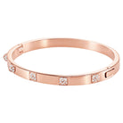 Swarovski Armreif Damen Dextera Weiß Roségoldfarben 5098834