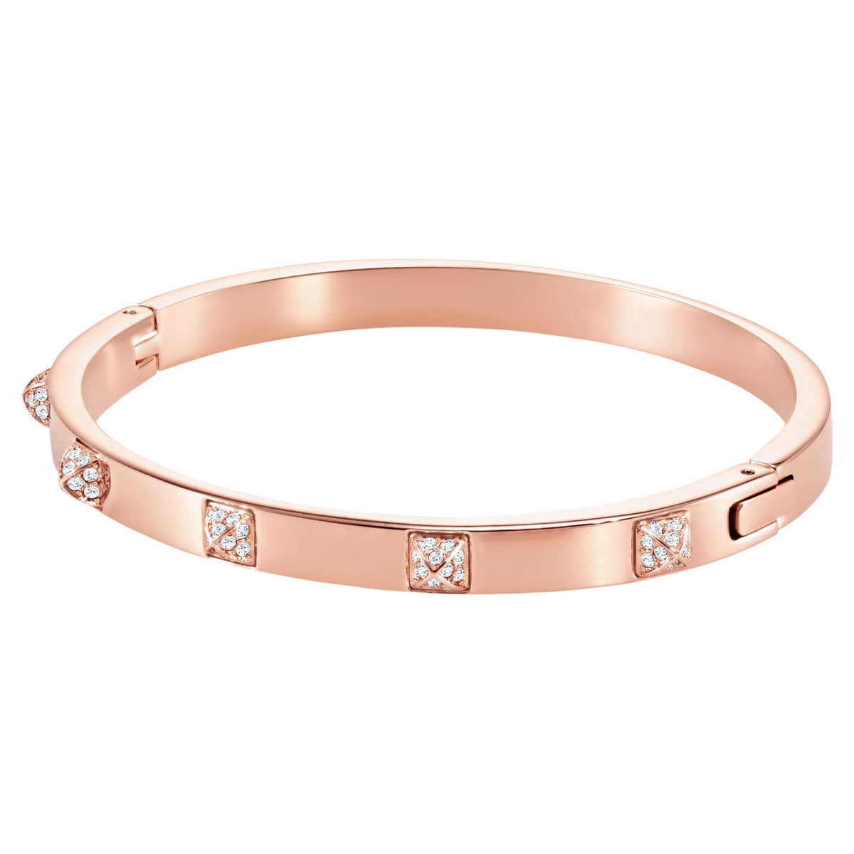 Swarovski Armreif Damen Dextera Weiß Roségoldfarben 5098834