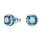 Swarovski Schmuck Unisex Birthstone Stud Earrings Square Cut Dezember Blau Rhodiniert 5660796