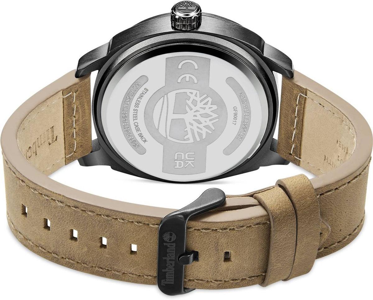 Timberland Analoguhr Herren Brantford-Z Schwarz Blau Braun TDWGF9001701