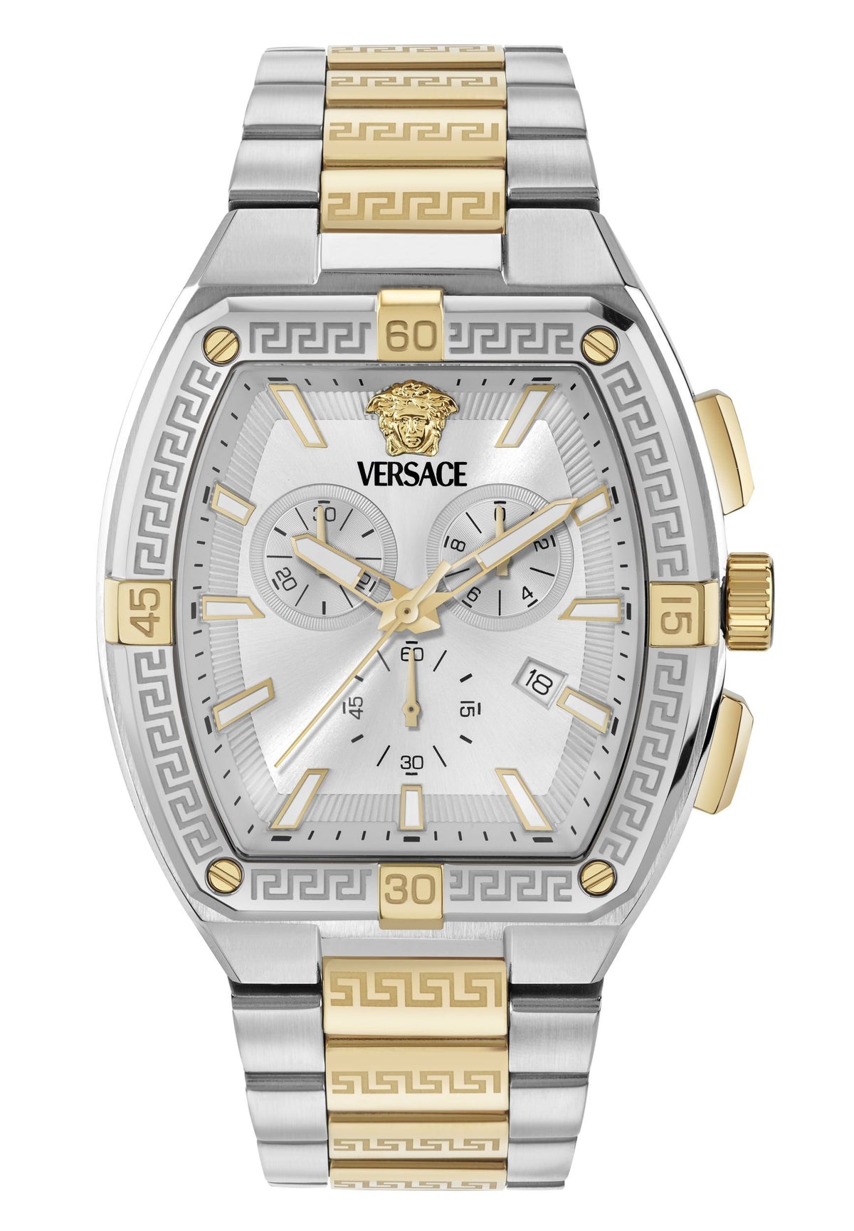 Versace Herren Uhr Greca Sport Chronograph Bicolor VESP00925