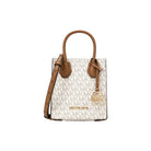 Michael Kors Crossbody Tasche Damen Mercer Extra Small Logo and Leder Vanilla 35T1GM9C0I