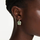 Swarovski Ohrringe Damen Idyllia Drop Ohrhänger Set Marienkäfer Klee Erdbeere Mehrfarbig 5742681