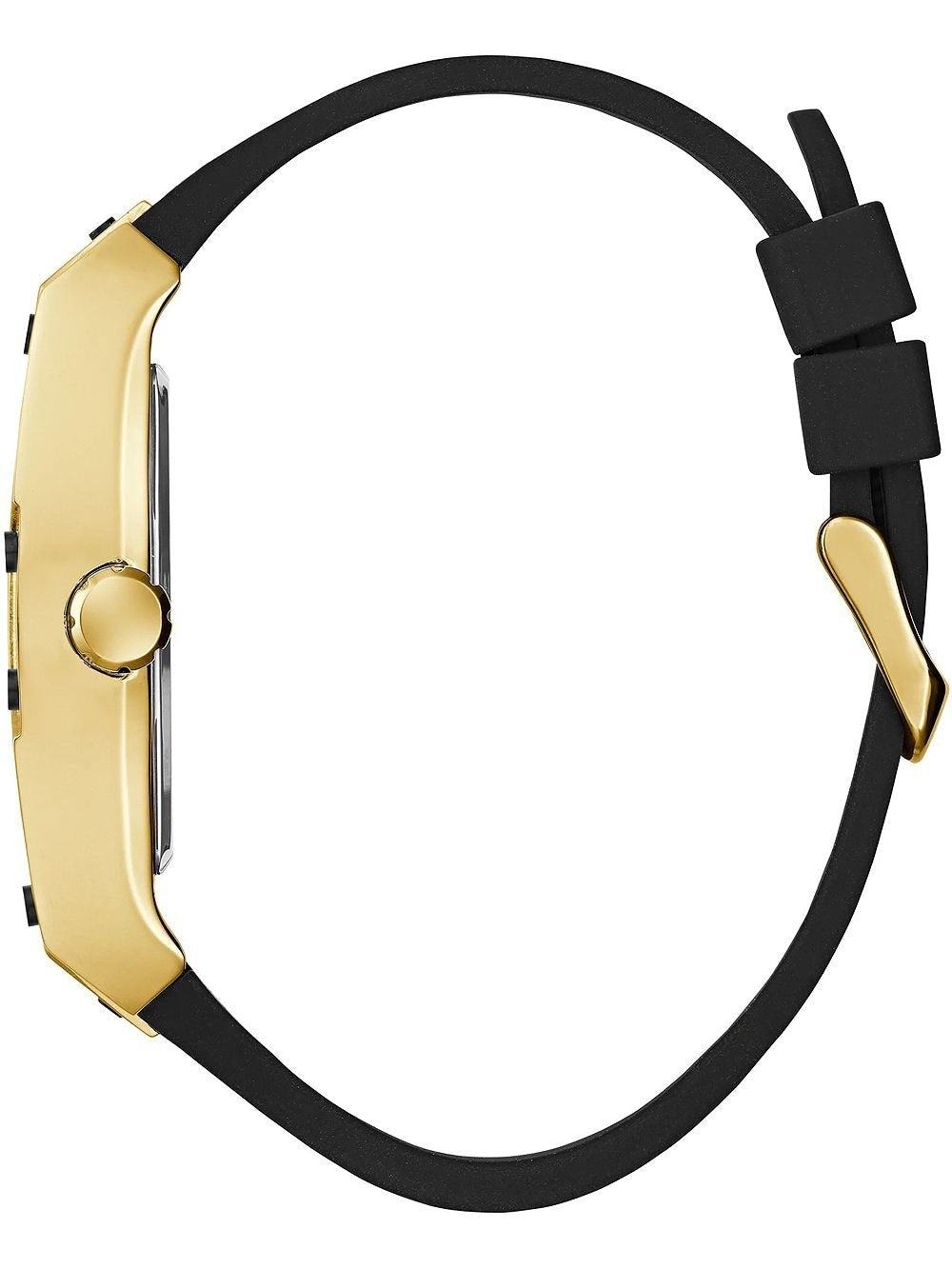 Guess Herren Armbanduhr Legend gold/schwarz GW0500G1 44mm