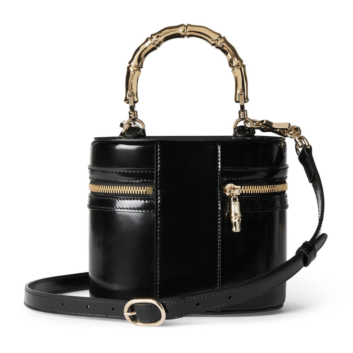 Gucci Damen Tasche SMLG BAMBOO PULLER Schwarz 828144-10R0G-1000