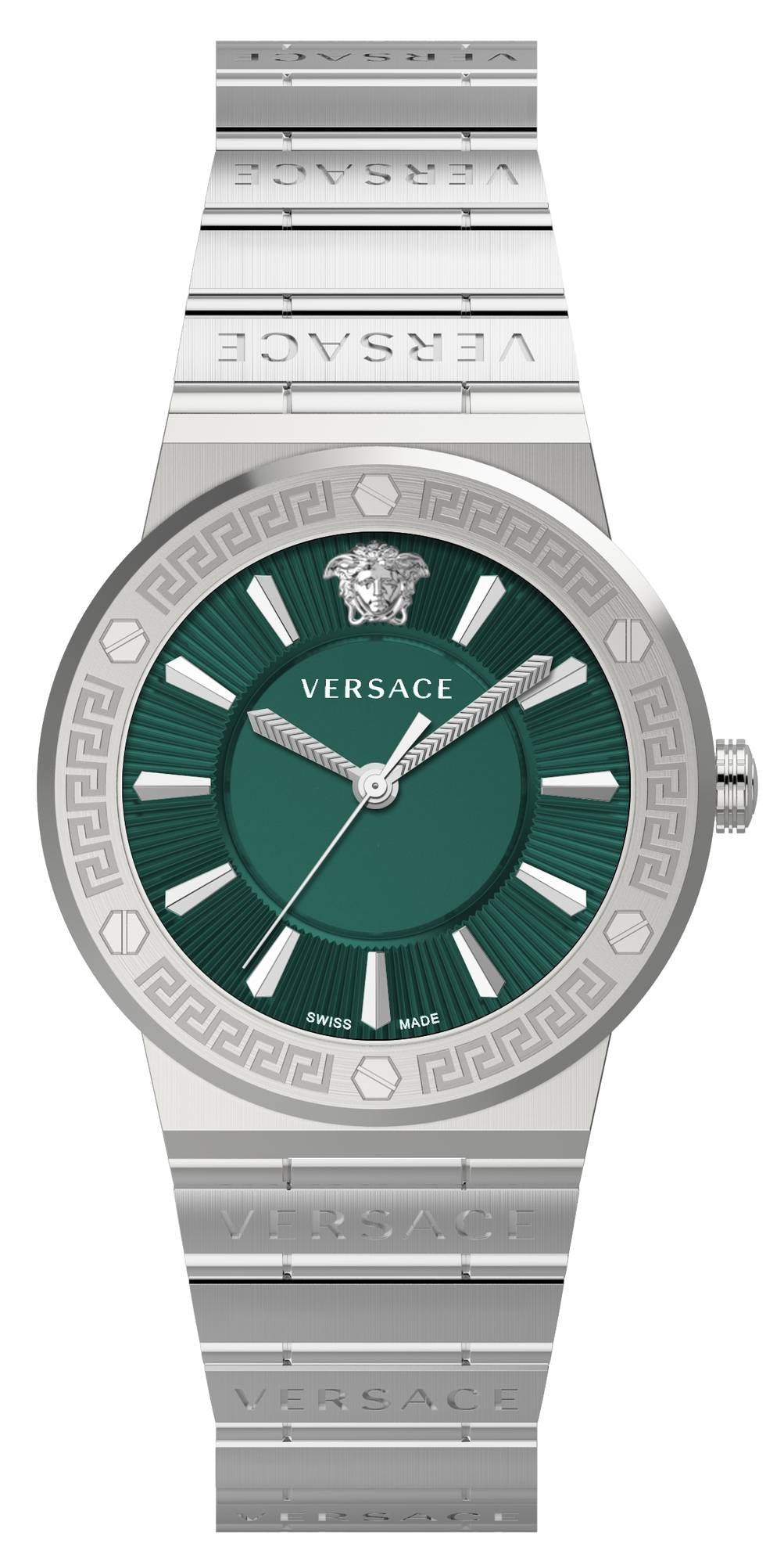 Versace Damen Armbanduhr GRECA LOGO bicolor 38 mm