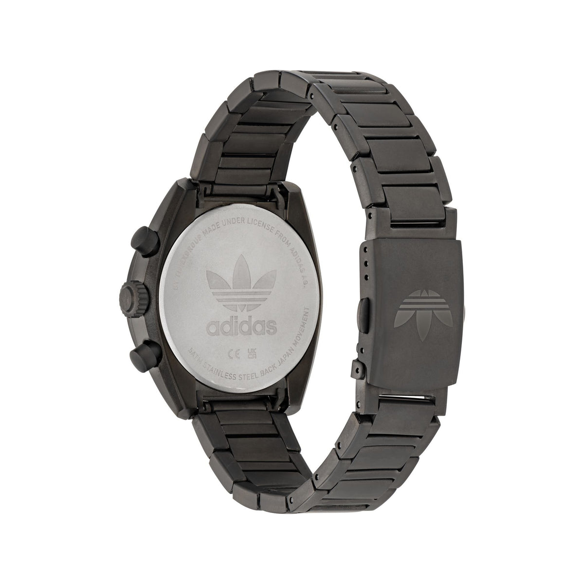 Adidas Unisex Uhr Edition One Chrono Edelstahl Grau AOFH22007