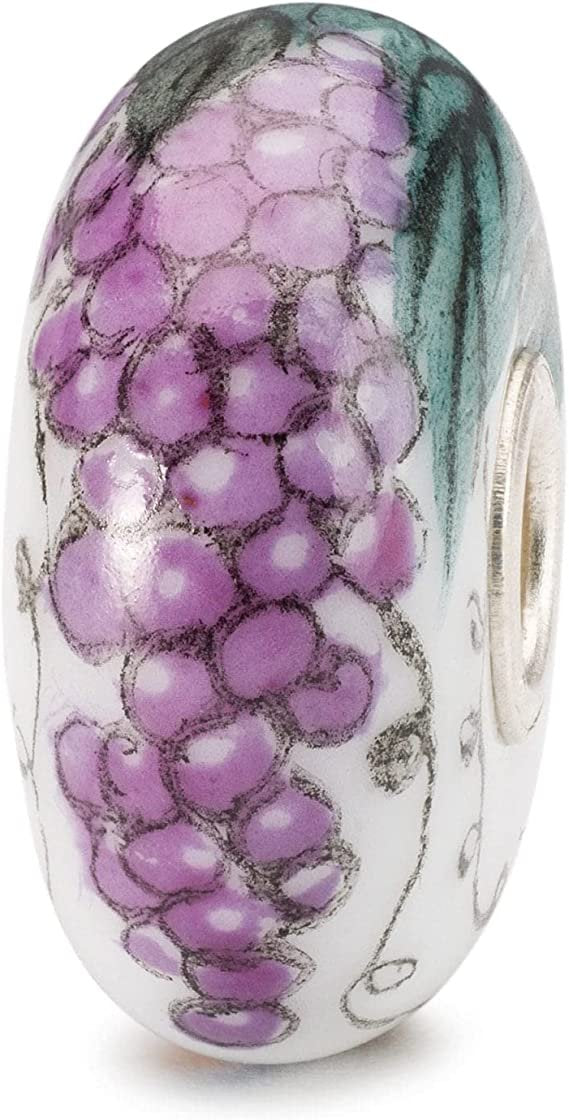 Trollbeads Unisex Bead UVA Porzellan Sterling Silber Mehrfarbig TCHBE-30011