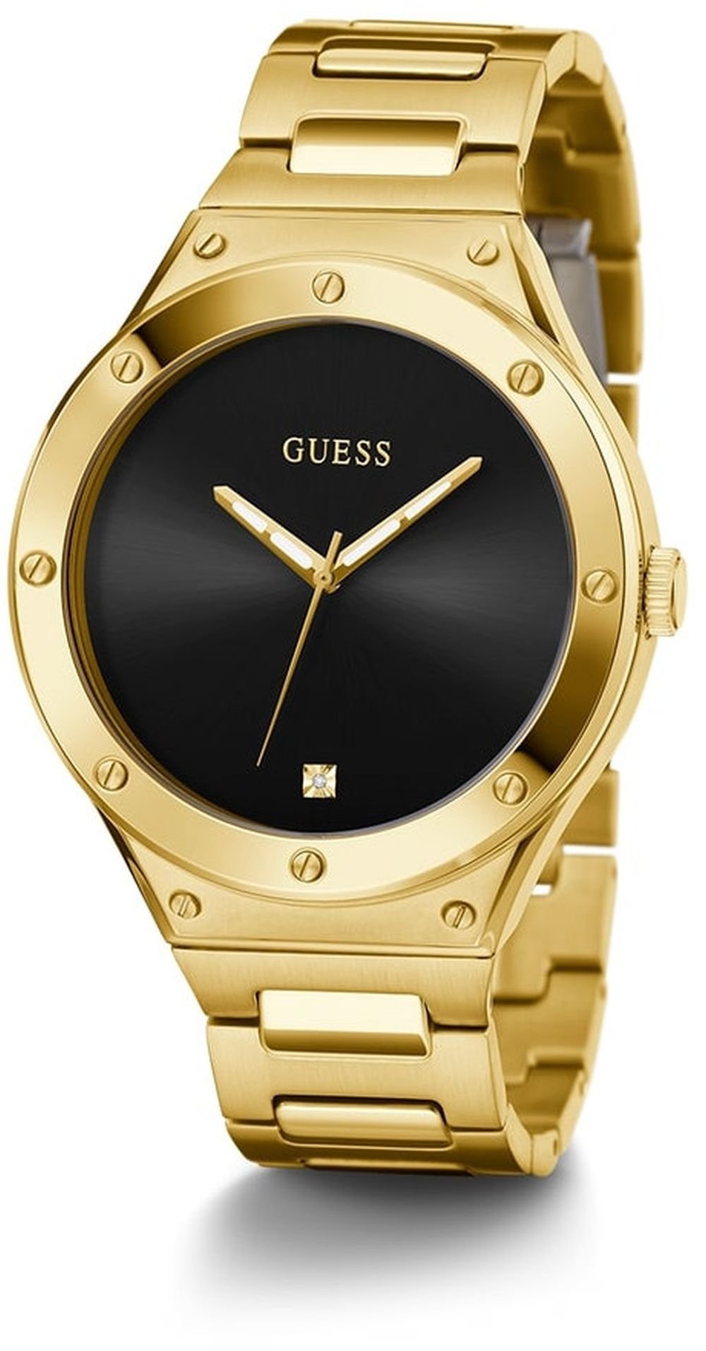 Guess Herren Armbanduhr Scope gold 44 mm GW0427G2