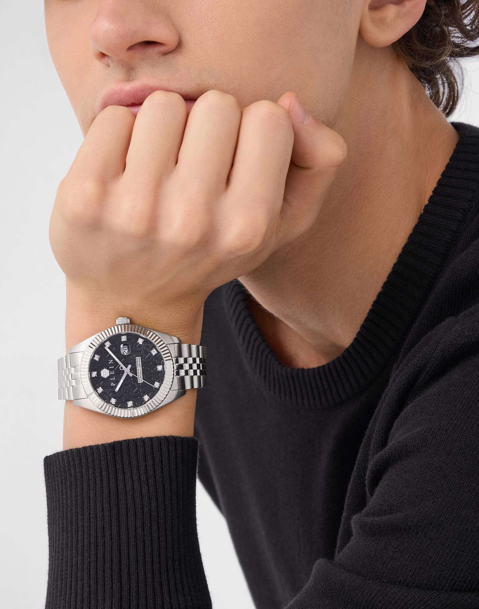 Philipp Plein Herrenuhr Date Superlative