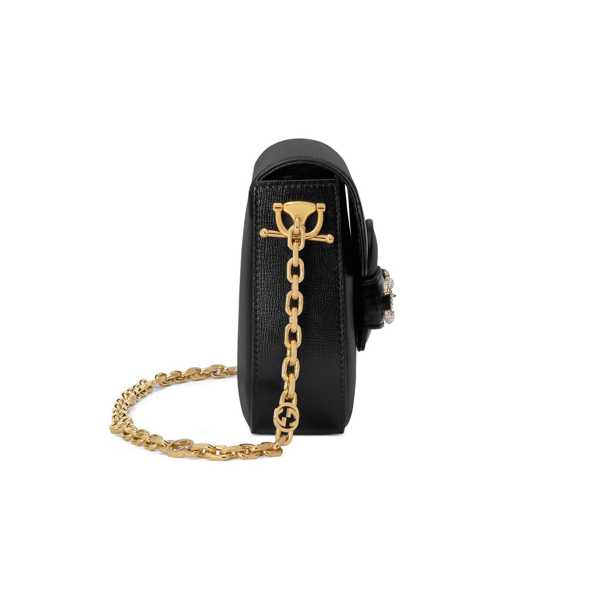 Gucci Handtasche Damen Gucci Horsebit 1955 Mini Shoulder Bag Schwarz 675801-AACSV-1155