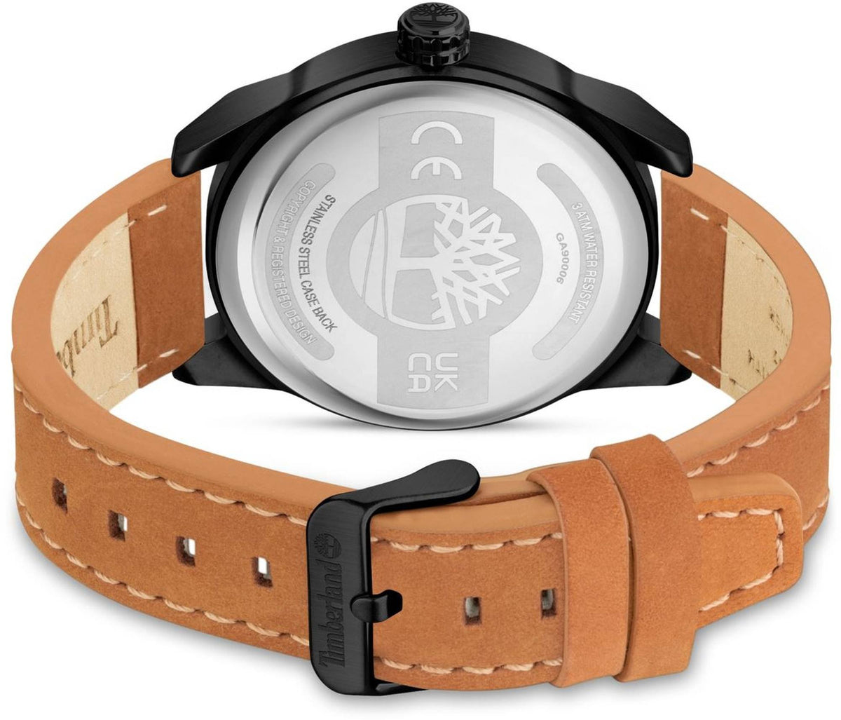 Timberland Analoguhr Herren Palmyra-Z Schwarz Braun TDWGA9000602M