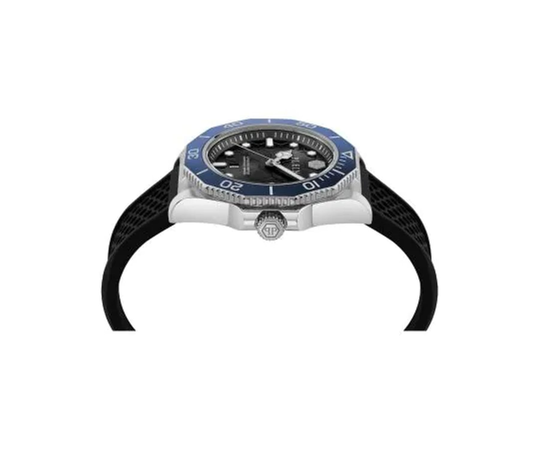 Philipp Plein Armbanduhr Unisex Aquastorm Schwarz Silber PW2GA0126