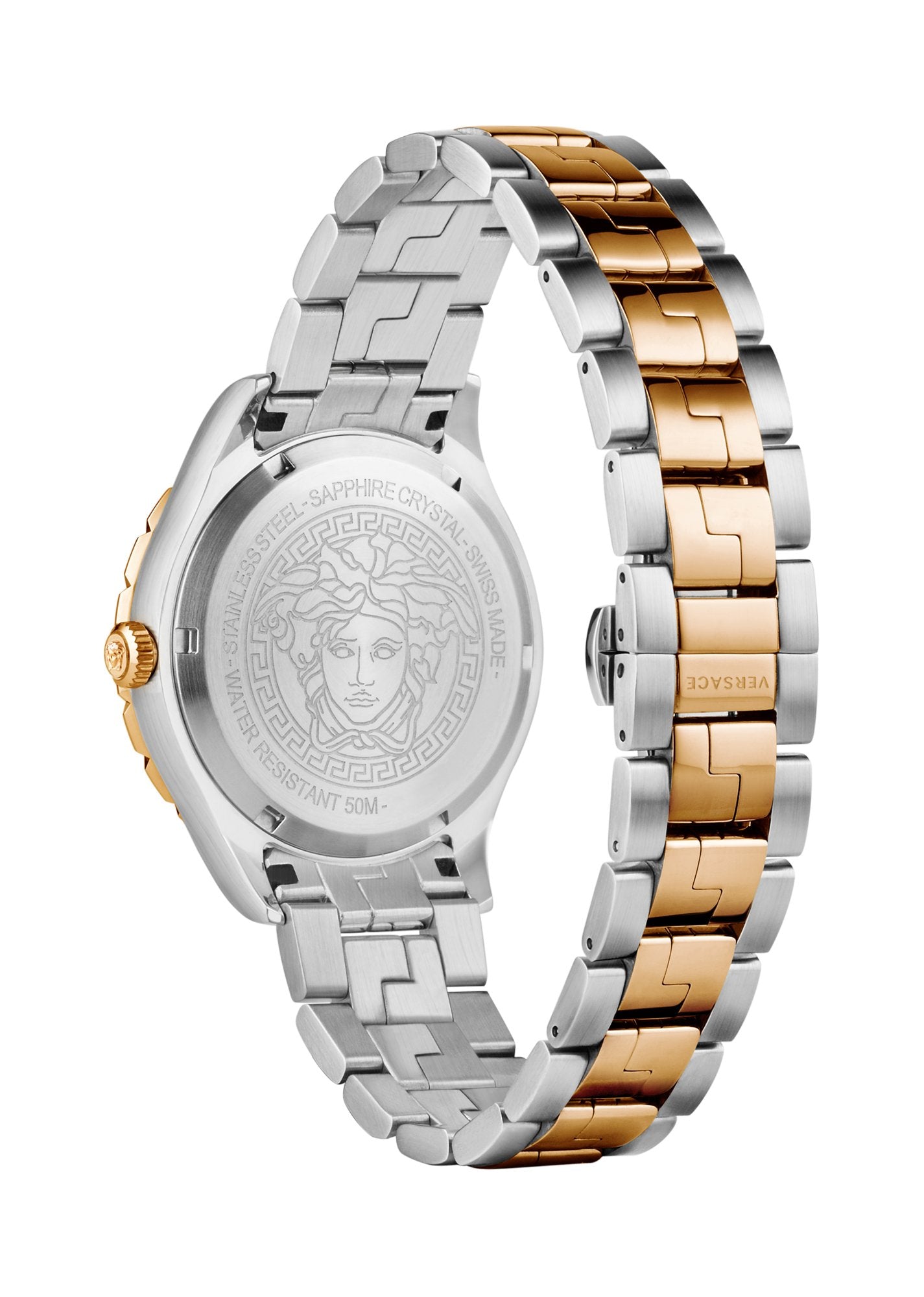 Versace Schweizer Uhr Hellenyium GMT für Herren Zifferblatt 42mm V11040015