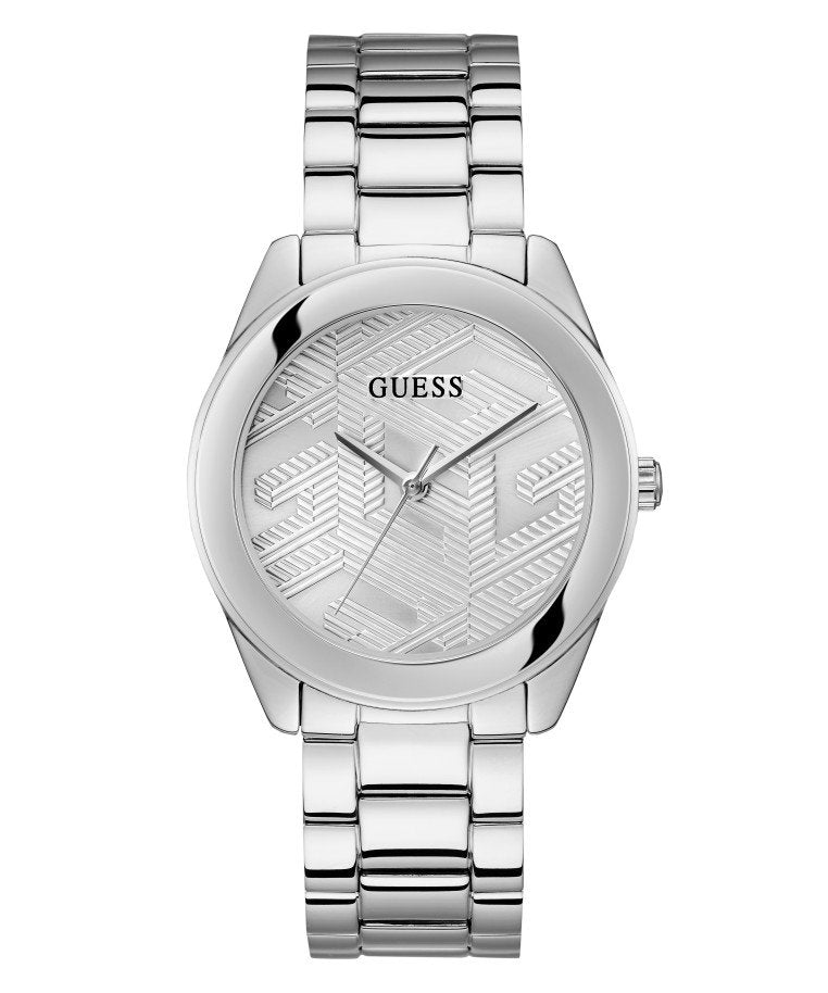 Guess Damen Armbanduhr Cubed silber 40 mm GW0606L1