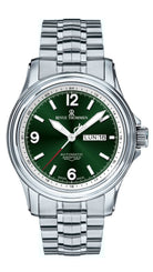 Revue Thommen Armbanduhr Herren Automatikuhr 16040.2434 Grün/Silber