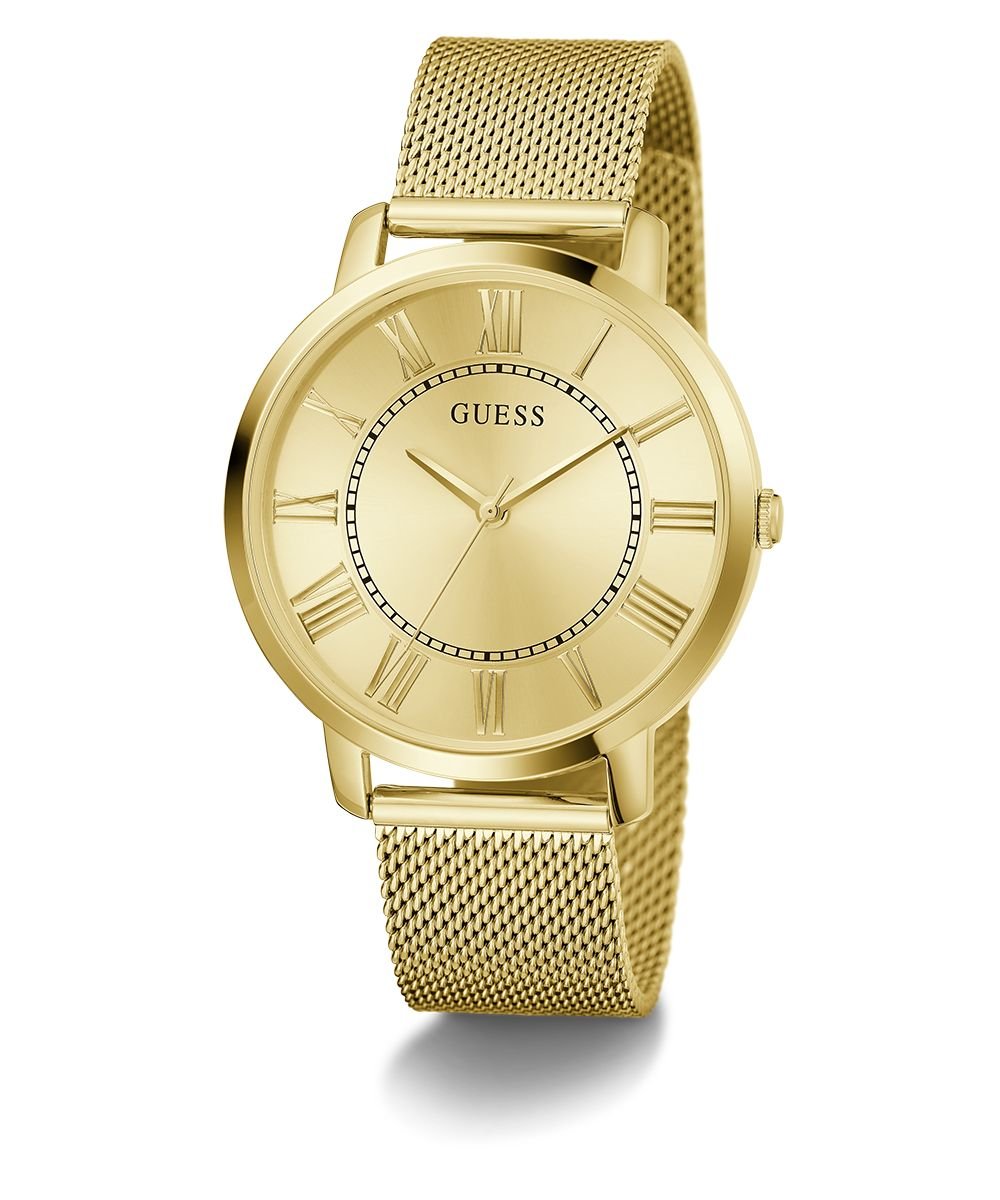 Guess Herren Armbanduhr gold KING GW0832G1