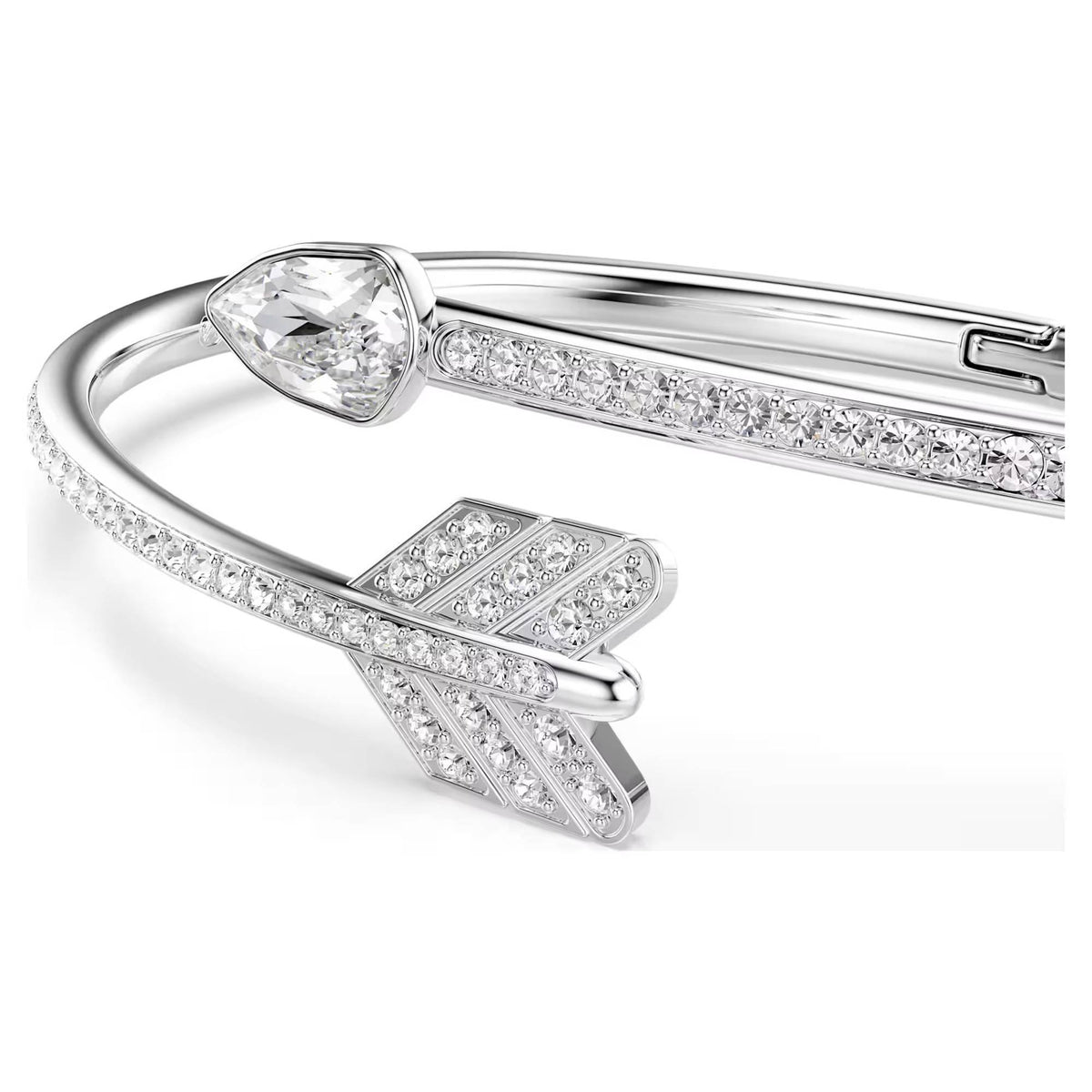 Swarovski Armreif Damen Idyllia Pfeil Weiß Rhodiniert M 5737264