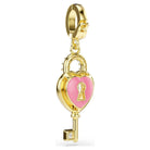 Swarovski Charm Damen Idyllia Herz mit Schlüssel Weiß Gold 5742959