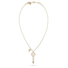 Philipp Plein Damen Halskette RHAPSODY Goldfarben, Weiß PJ8EA05NU