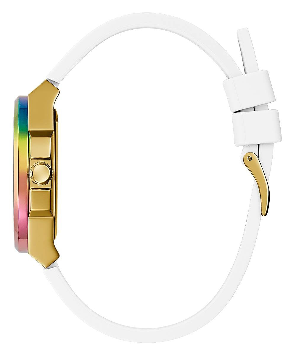Guess Damen Armbanduhr  38 mm Armband Silikon GW0556L2