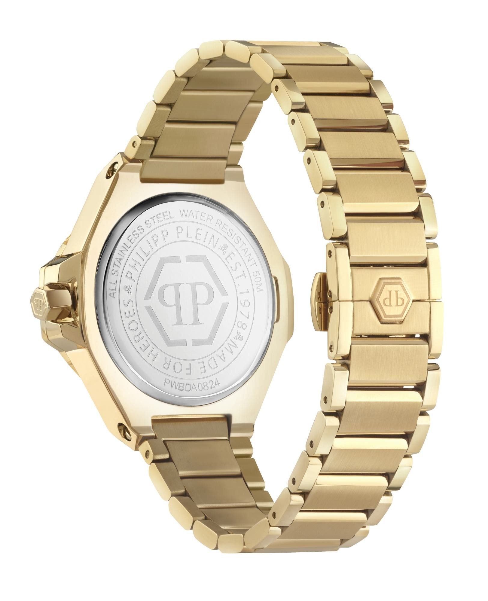 Philipp Plein Uhr Damen Plein Lady Royal PWBDA0824 Gold / Schwarz